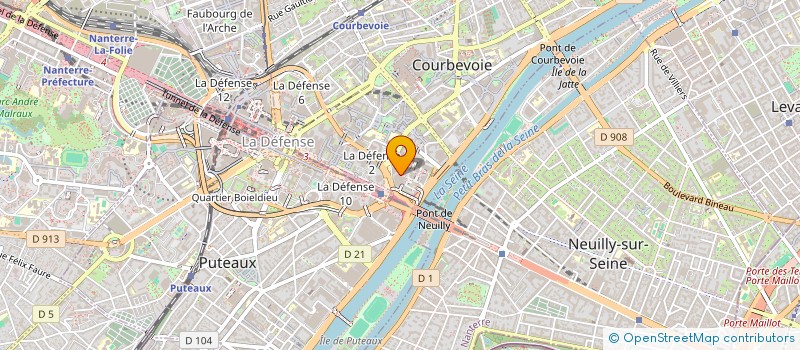 localisation de l'entreprise ERNST & YOUNG SOCIETE D' AVOCATS à COURBEVOIE