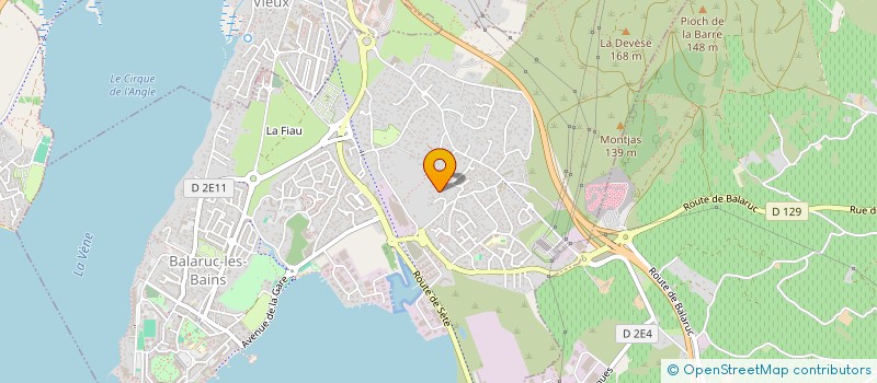 localisation de l'entreprise ERO  BALARUC-LES-BAINS