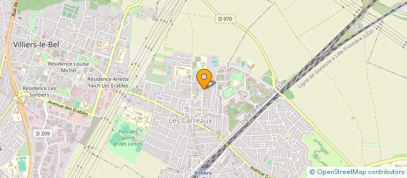 localisation de l'entreprise ERO BAT à SARTROUVILLE