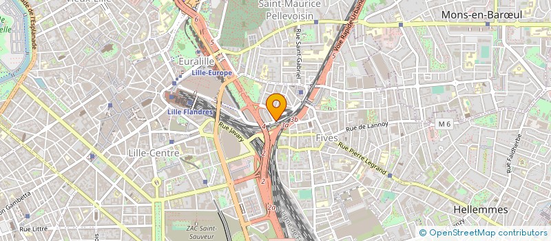localisation de l'entreprise ERO DISTRIBUTION à LILLE