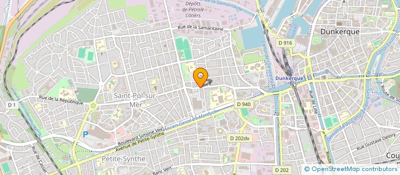localisation de l'entreprise ERO- ETUDE REALISATION OUVRAGE à DUNKERQUE