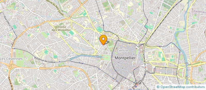 localisation de l'entreprise ERO IMMO  MONTPELLIER