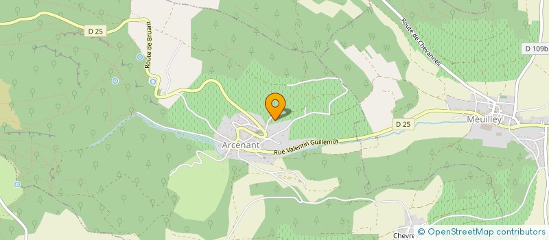 localisation de l'entreprise ERO IMMOBILIER  ARCENANT