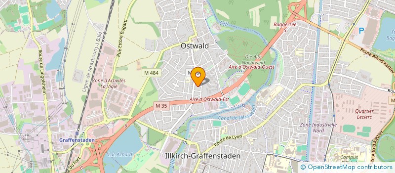 localisation de l'entreprise ERO RENOV  OSTWALD