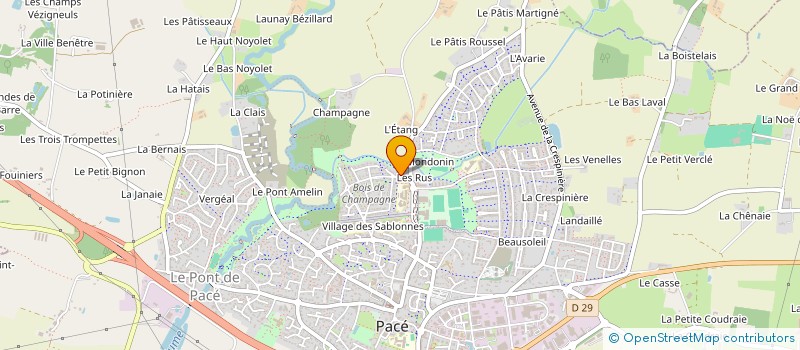 localisation de l'entreprise EROBAM  PACE