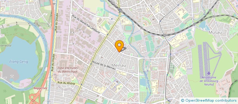 localisation de l'entreprise EROBEL à STRASBOURG