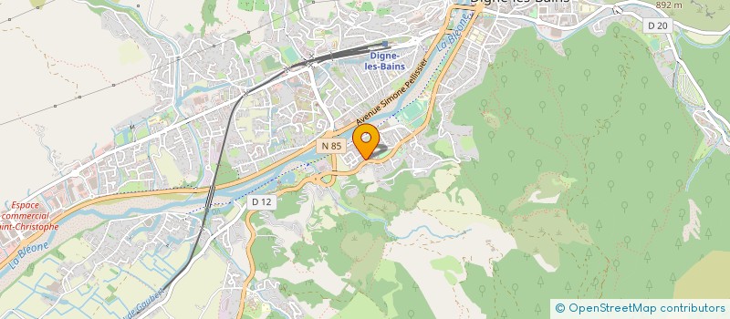 localisation de l'entreprise EROGLU à DIGNE-LES-BAINS