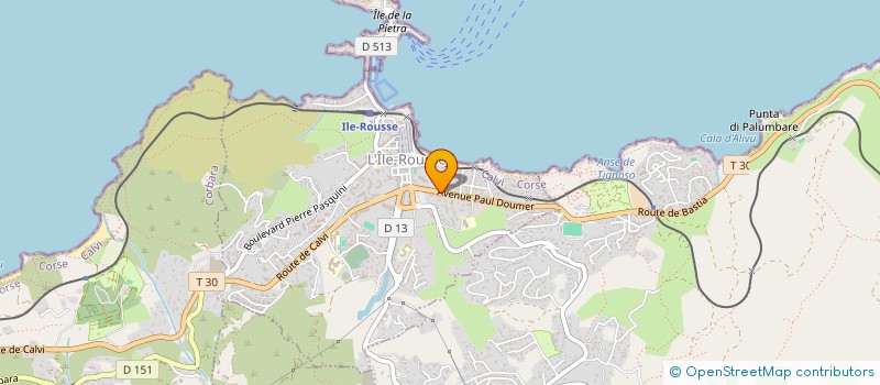 localisation de l'entreprise EROIE MURRASCU à L'ILE-ROUSSE