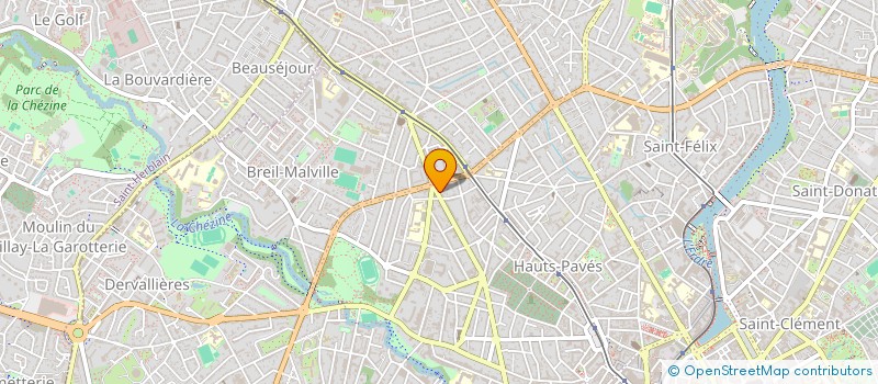 localisation de l'entreprise EROJU à NANTES