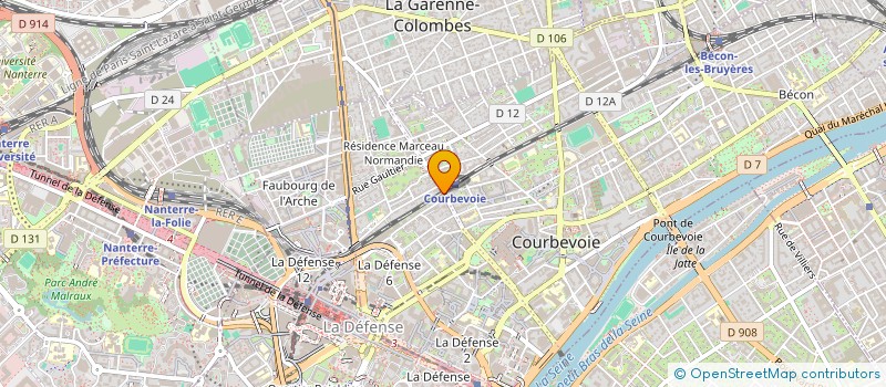 localisation de l'entreprise EROL à COURBEVOIE