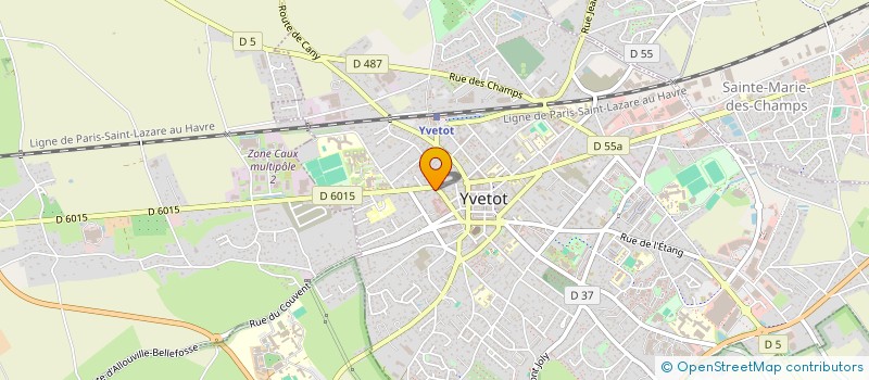 localisation de l'entreprise EROLI à YVETOT