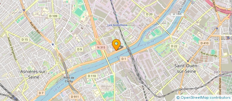 localisation de l'entreprise EROM S E E à ASNIERES-SUR-SEINE