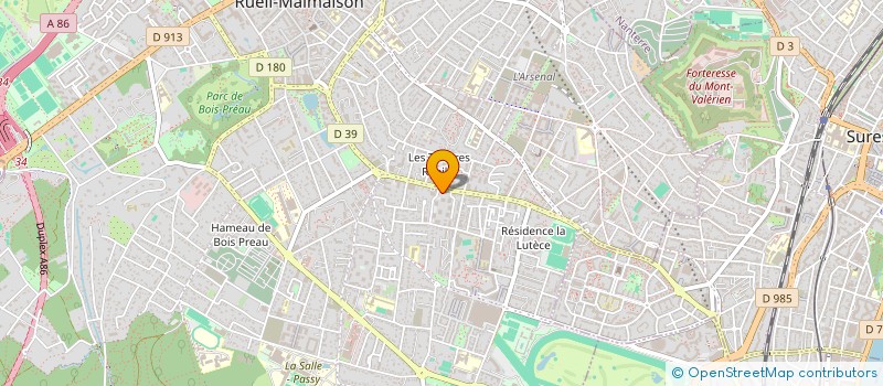 localisation de l'entreprise EROMA à RUEIL-MALMAISON