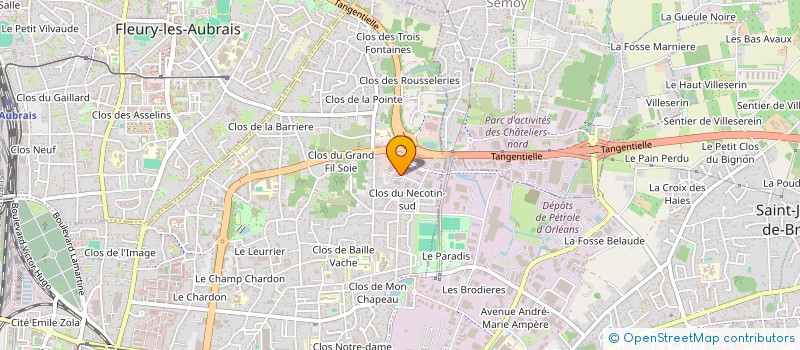 localisation de l'entreprise ERONET MULTISERVICES à ORLEANS