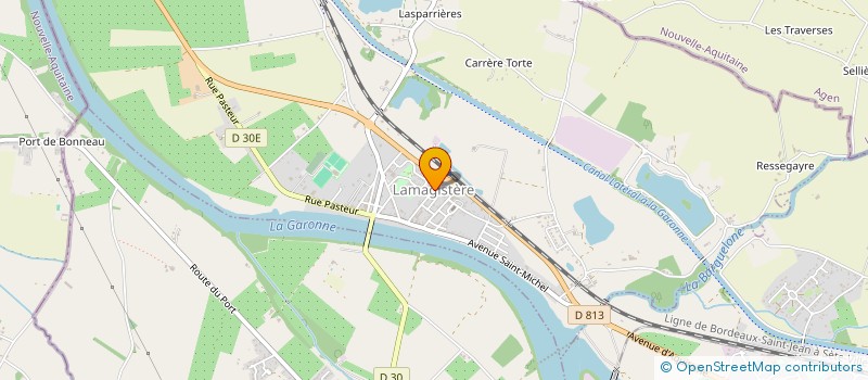 localisation de l'entreprise EROPA82  LAMAGISTERE