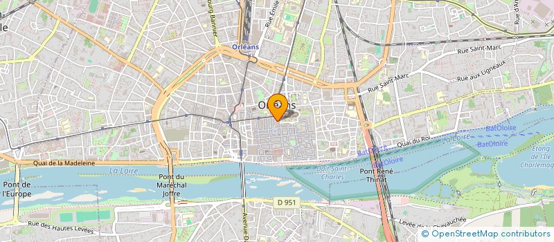 localisation de l'entreprise EROS  ORLEANS