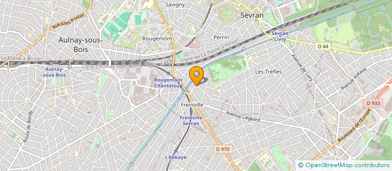 localisation de l'entreprise EROS à SEVRAN