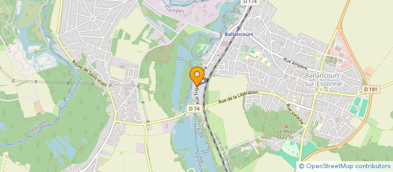 localisation de l'entreprise EROS  BALLANCOURT-SUR-ESSONNE