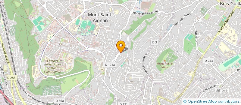 localisation de l'entreprise EROS  MONT-SAINT-AIGNAN