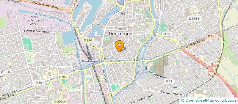 localisation de l'entreprise EROS à DUNKERQUE