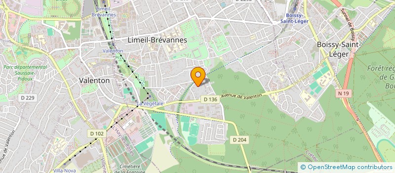 localisation de l'entreprise EROS BATIMENT  LIMEIL-BREVANNES