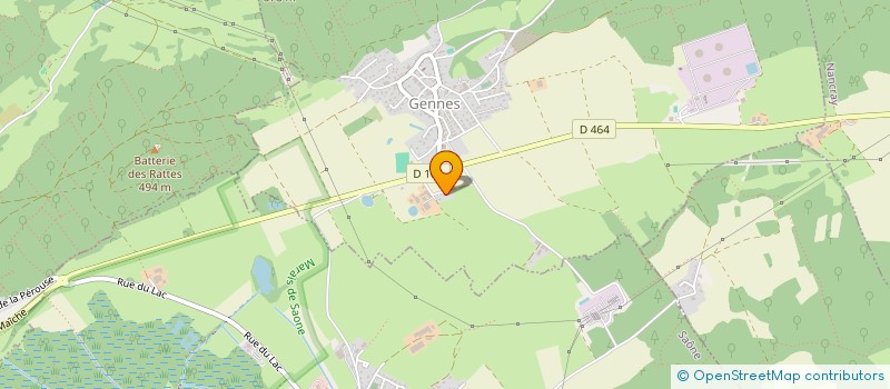 localisation de l'entreprise EROS PATRIMOINE  GENNES