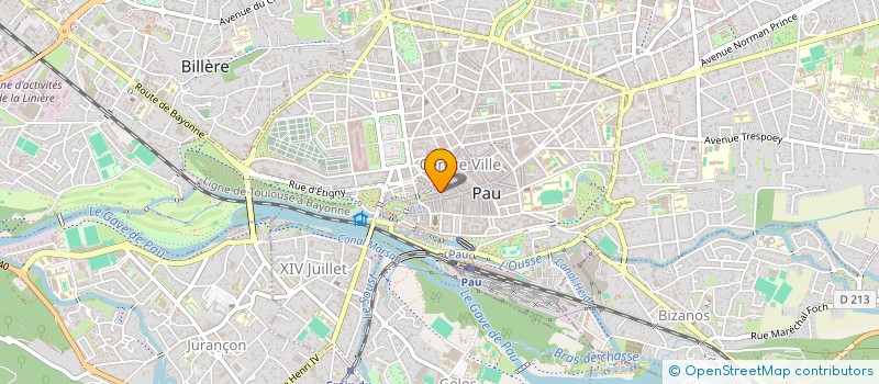 localisation de l'entreprise EROS PAU à PAU