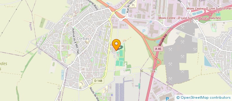 localisation de l'entreprise EROS SECURITE à CORBAS