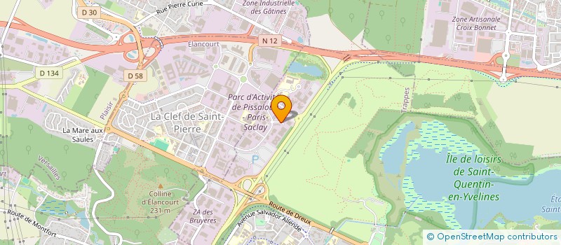 localisation de l'entreprise EROSION & MECANIQUE PRECISION INDUST  TRAPPES