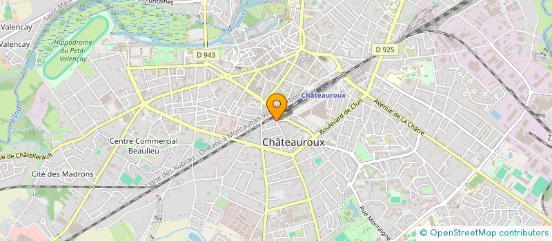 localisation de l'entreprise EROTIKA à CHATEAUROUX