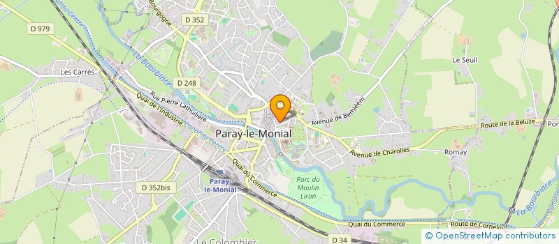 localisation de l'entreprise EROZ  PARAY-LE-MONIAL