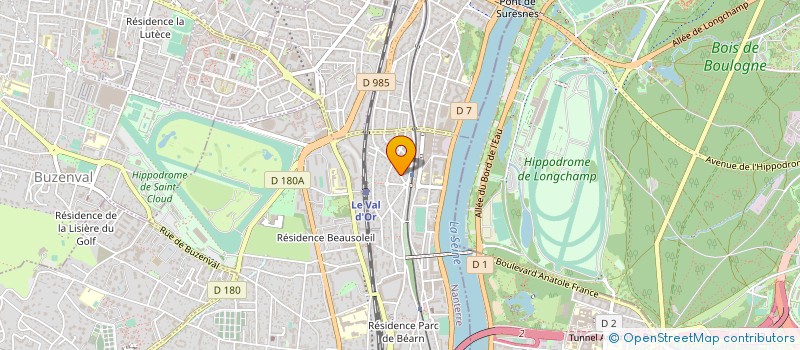 localisation de l'entreprise ERP à SAINT-CLOUD