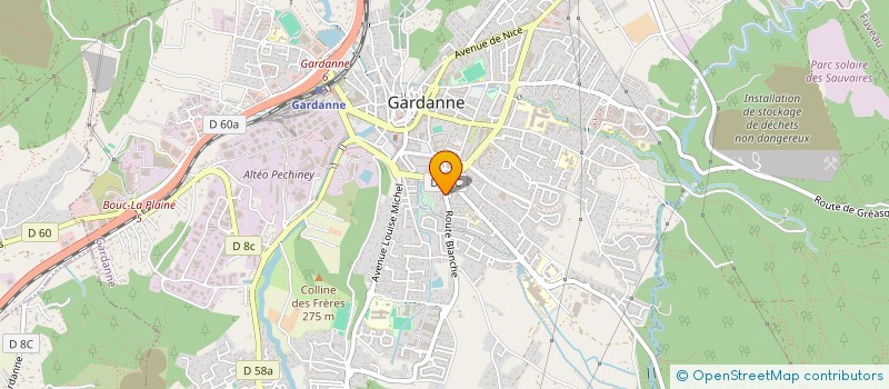 localisation de l'entreprise ERP BAT à GARDANNE