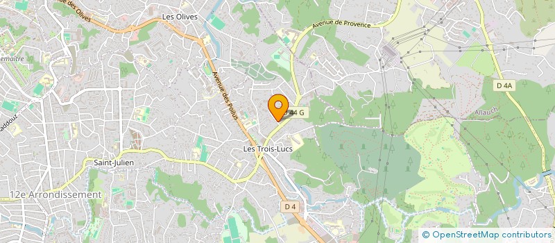 localisation de l'entreprise ERP CARRIERE  MARSEILLE