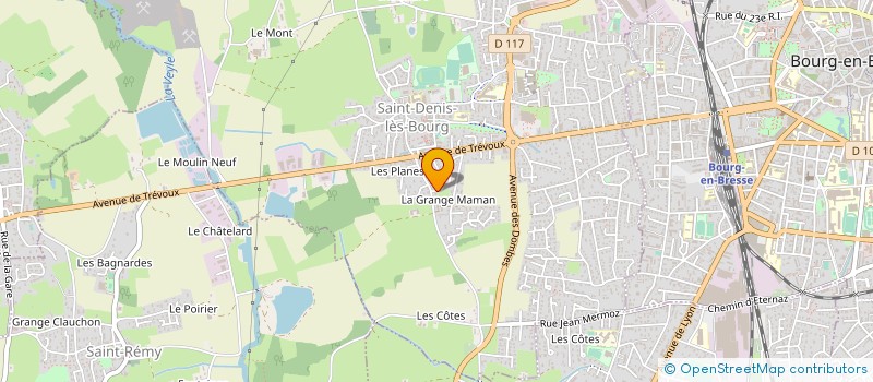 localisation de l'entreprise ERP CONSULTING  SAINT-DENIS-LES-BOURG