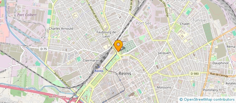 localisation de l'entreprise ERP REIMS  REIMS