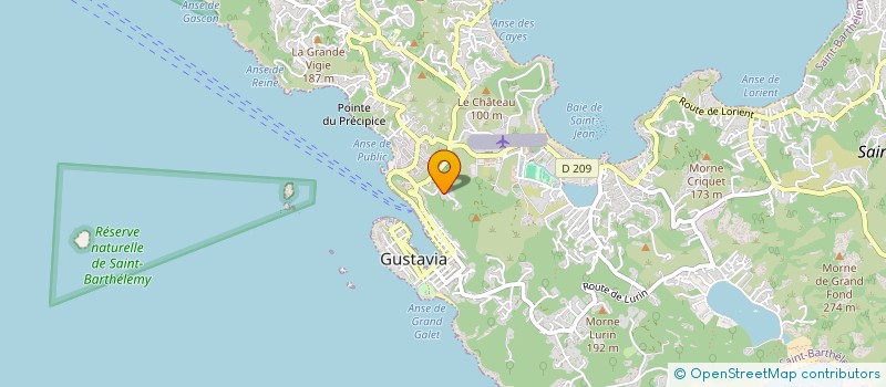 localisation de l'entreprise ERPAC à SAINT BARTHELEMY