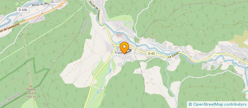 localisation de l'entreprise ERPAJ  CORNIMONT