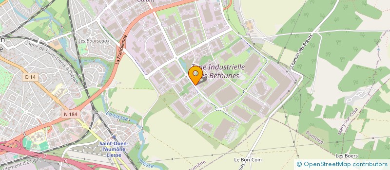 localisation de l'entreprise ERPCE SYSTEMS à SAINT-OUEN-L'AUMONE