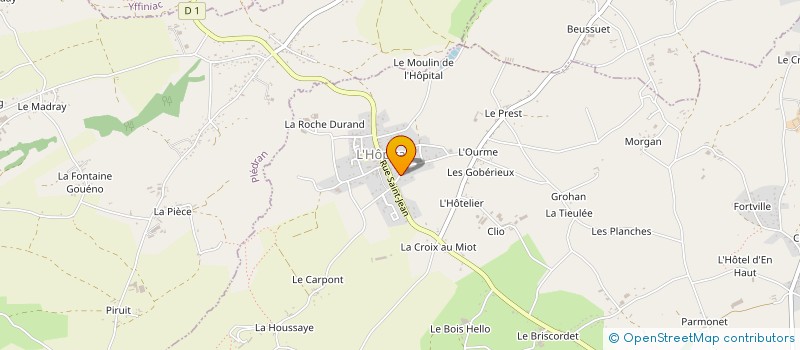 localisation de l'entreprise ERPE à QUESSOY