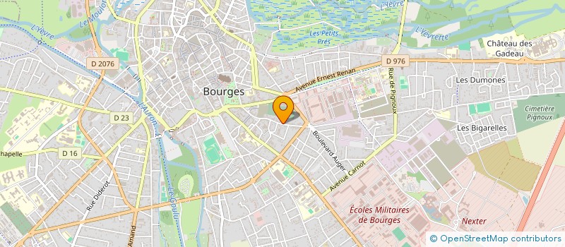 localisation de l'entreprise ERPELINE  BOURGES