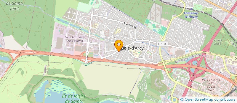 localisation de l'entreprise ERPI  BOIS-D'ARCY