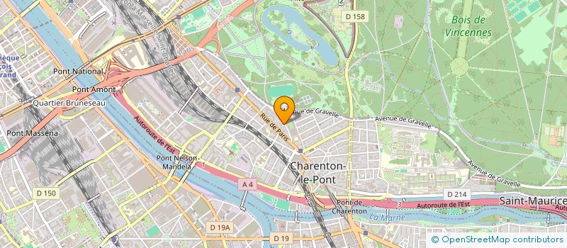 localisation de l'entreprise ERPI  CHARENTON-LE-PONT