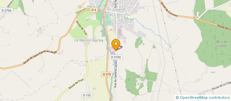 localisation de l'entreprise ERPI SYSTEME à LIVAROT-PAYS-D'AUGE