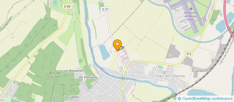 localisation de l'entreprise ERPIC à ISLES-LES-VILLENOY