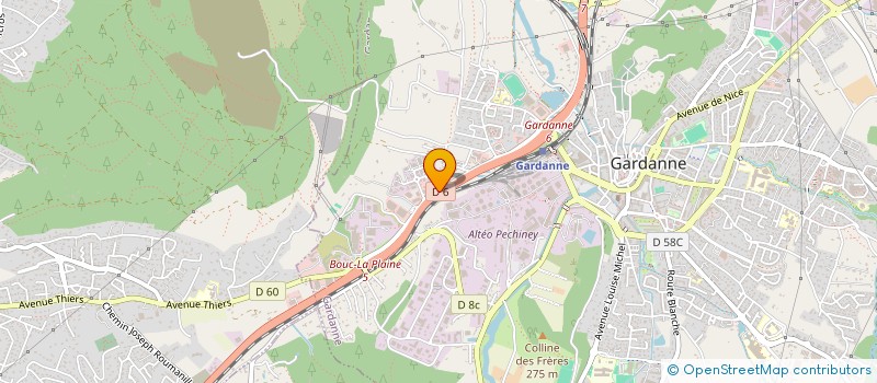 localisation de l'entreprise ERPIM à GARDANNE