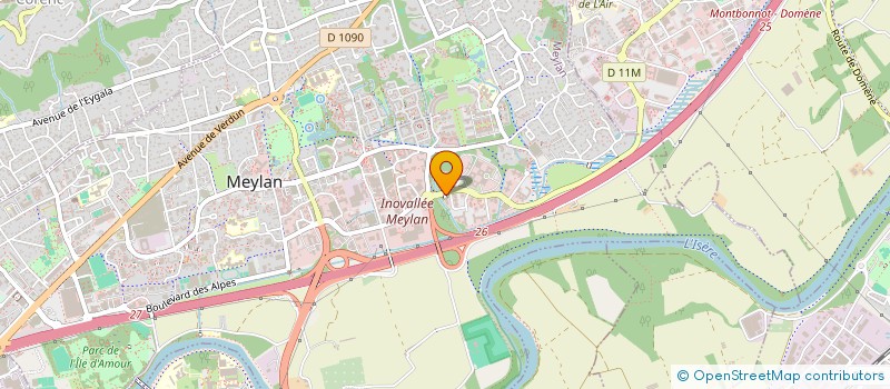 localisation de l'entreprise ERPLAIN à MEYLAN