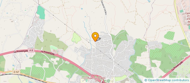 localisation de l'entreprise ERPMS  PUGET-SUR-ARGENS