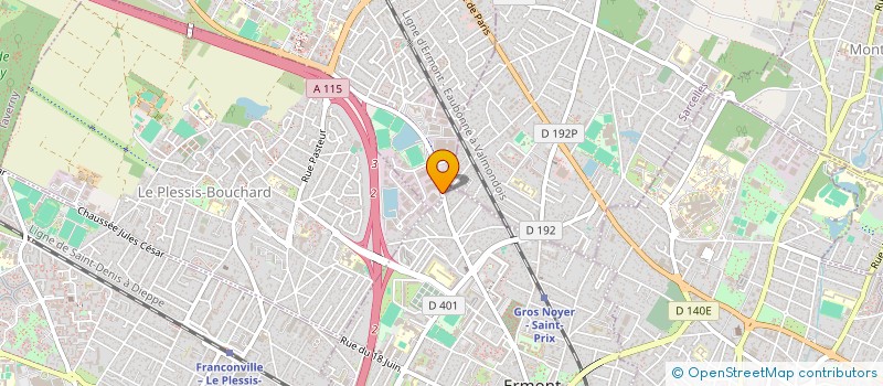 localisation de l'entreprise ERPRO à SAINT-LEU-LA-FORET