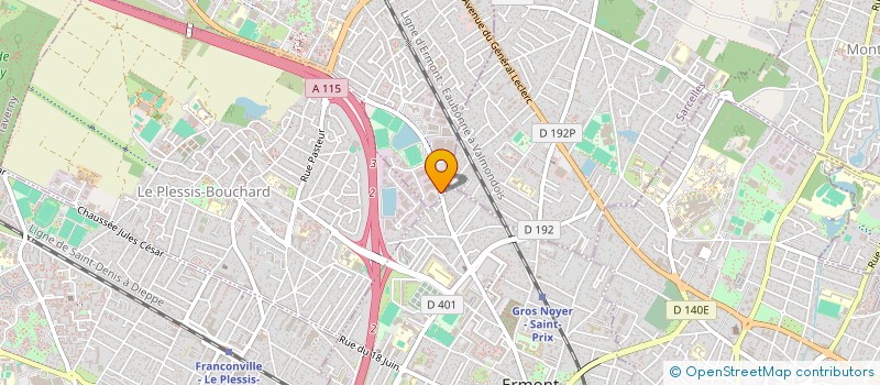 localisation de l'entreprise ERPRO GROUP à SAINT-LEU-LA-FORET